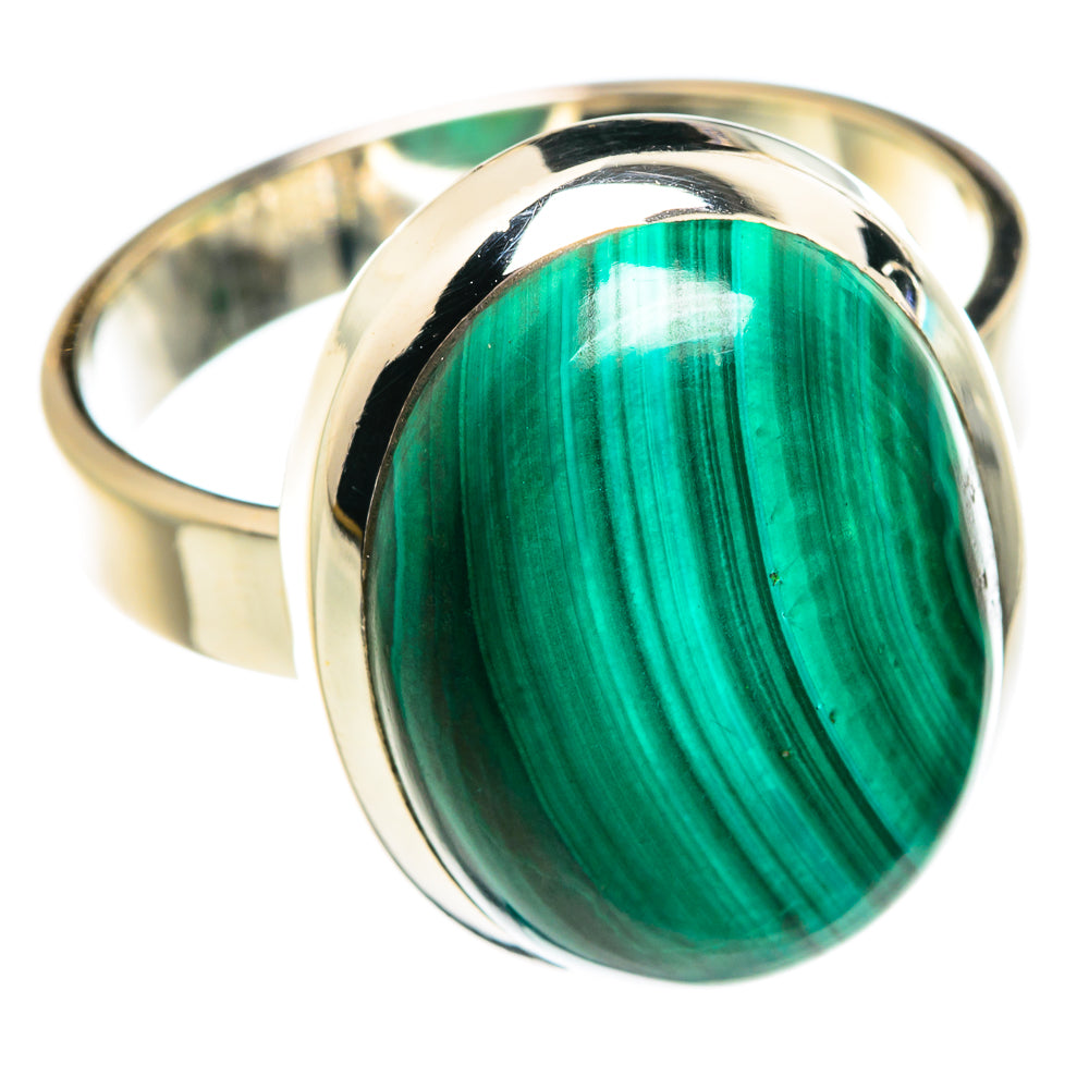 Malachite Rings handcrafted by Anasilvercos - RING77202