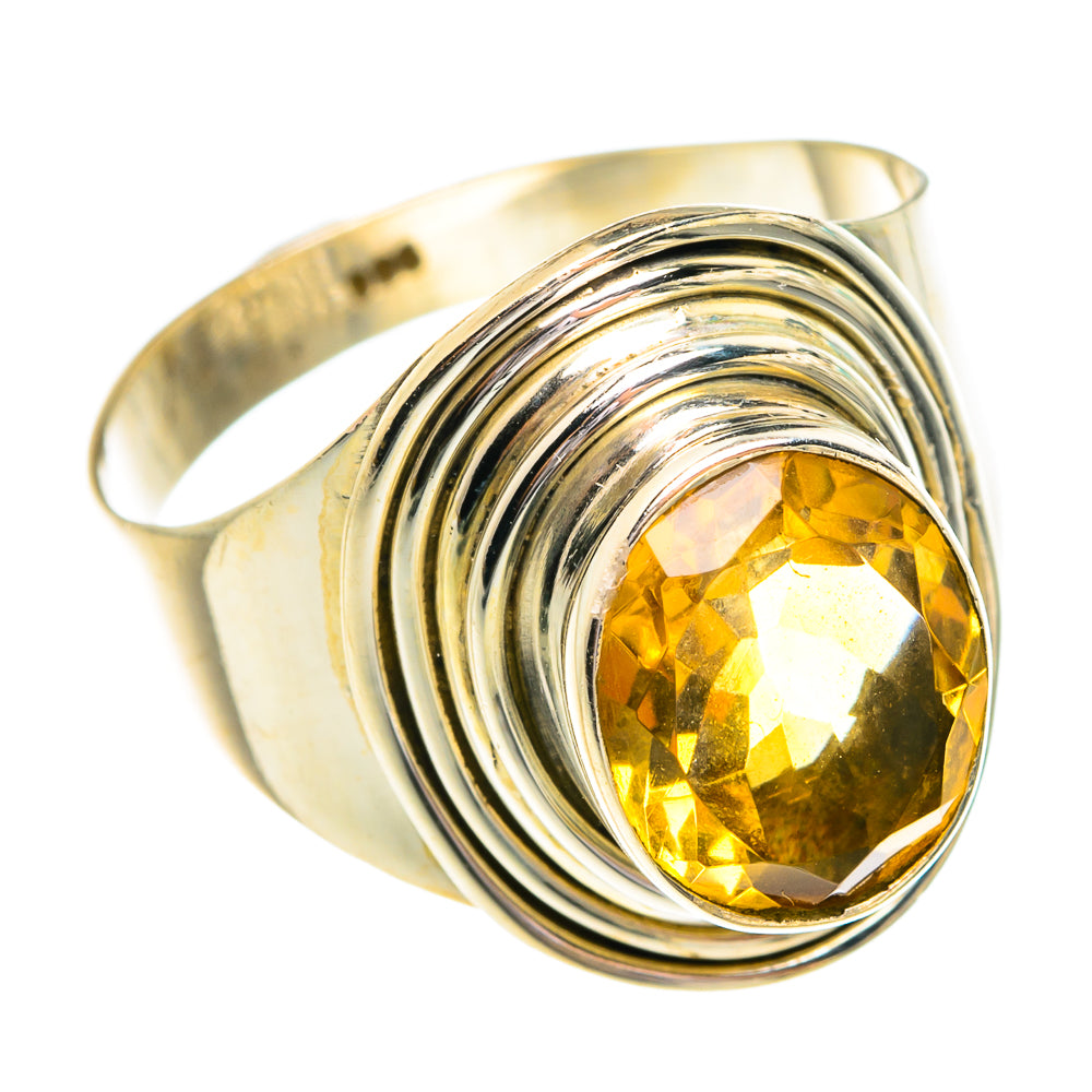 Mandarin Citrine Rings handcrafted by Anasilvercos - RING77205
