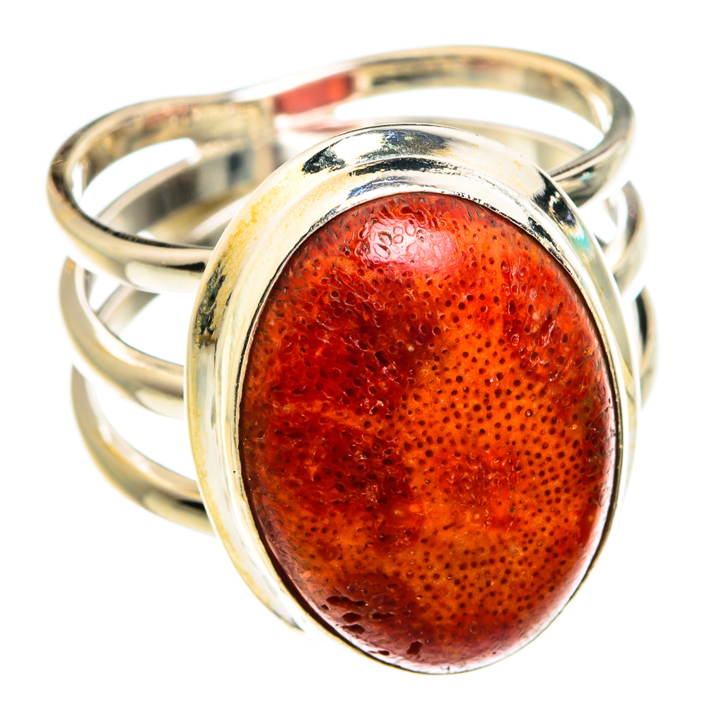 Sponge Coral Rings handcrafted by Anasilvercos - RING77206