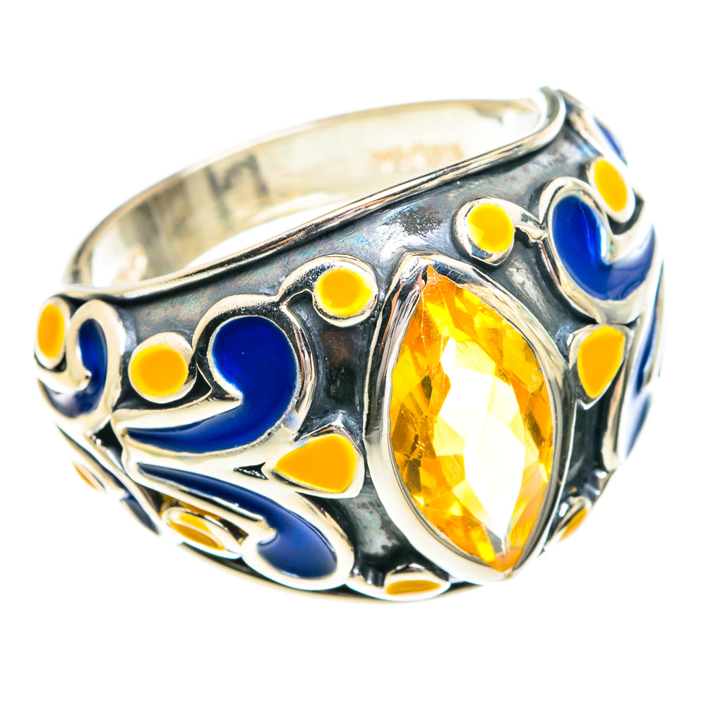 Citrine Rings handcrafted by Anasilvercos - RING77219