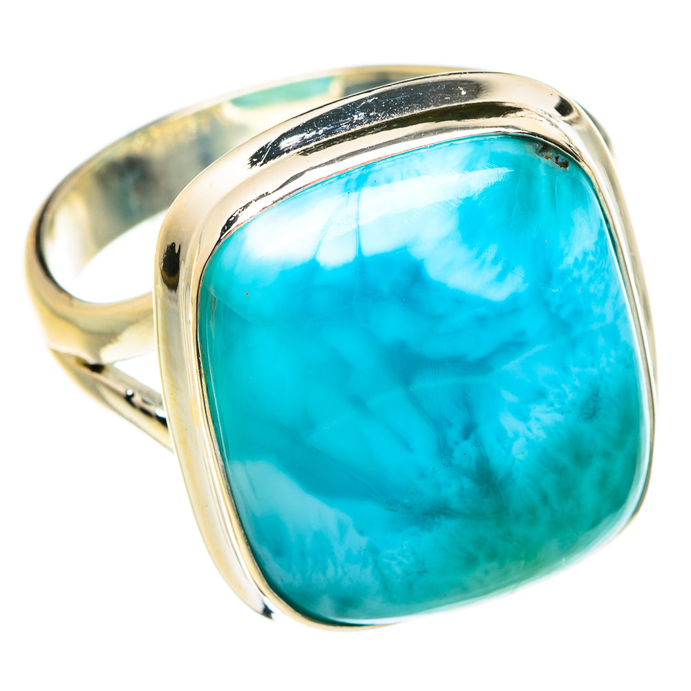 Larimar Rings handcrafted by Anasilvercos - RING77222
