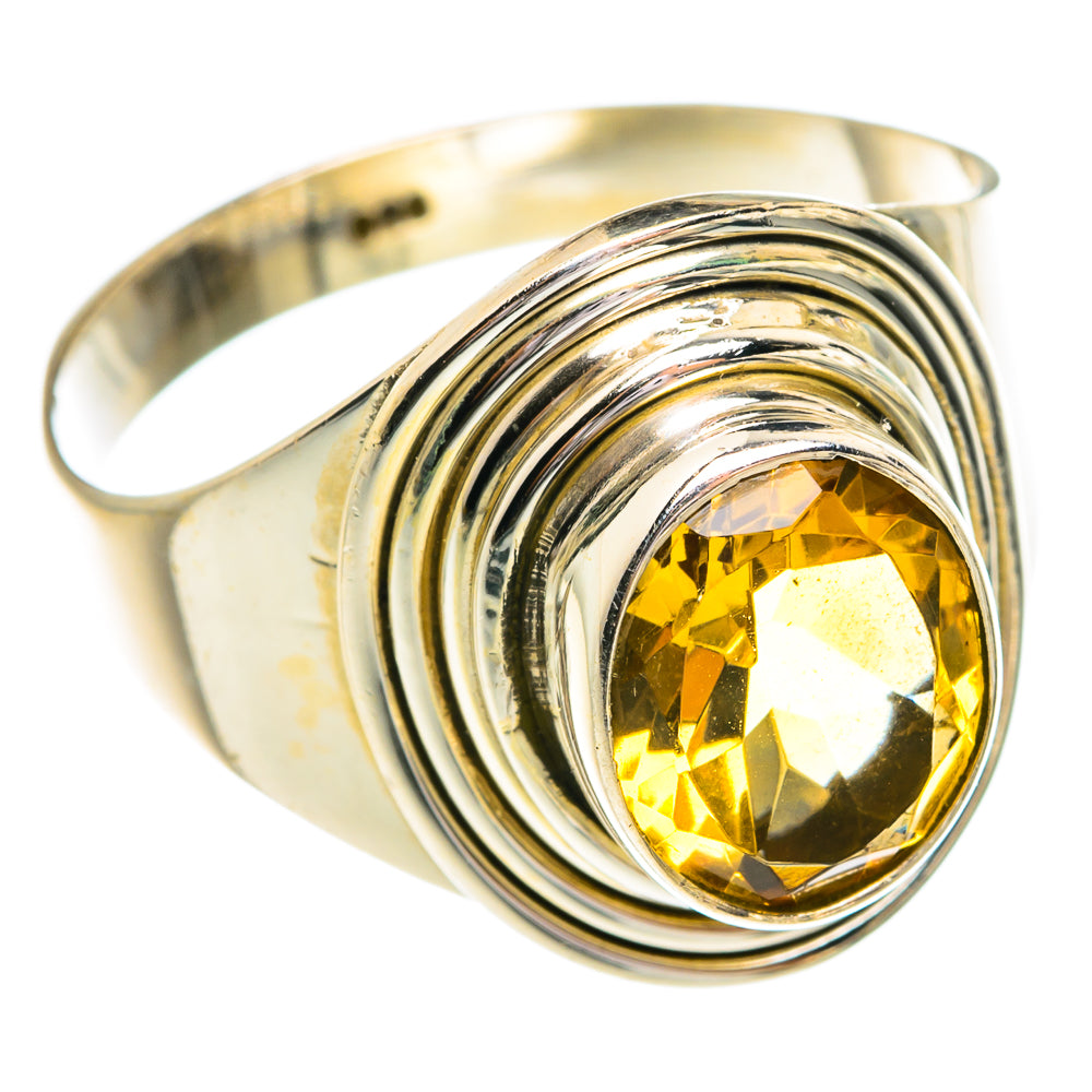 Mandarin Citrine Rings handcrafted by Anasilvercos - RING77228