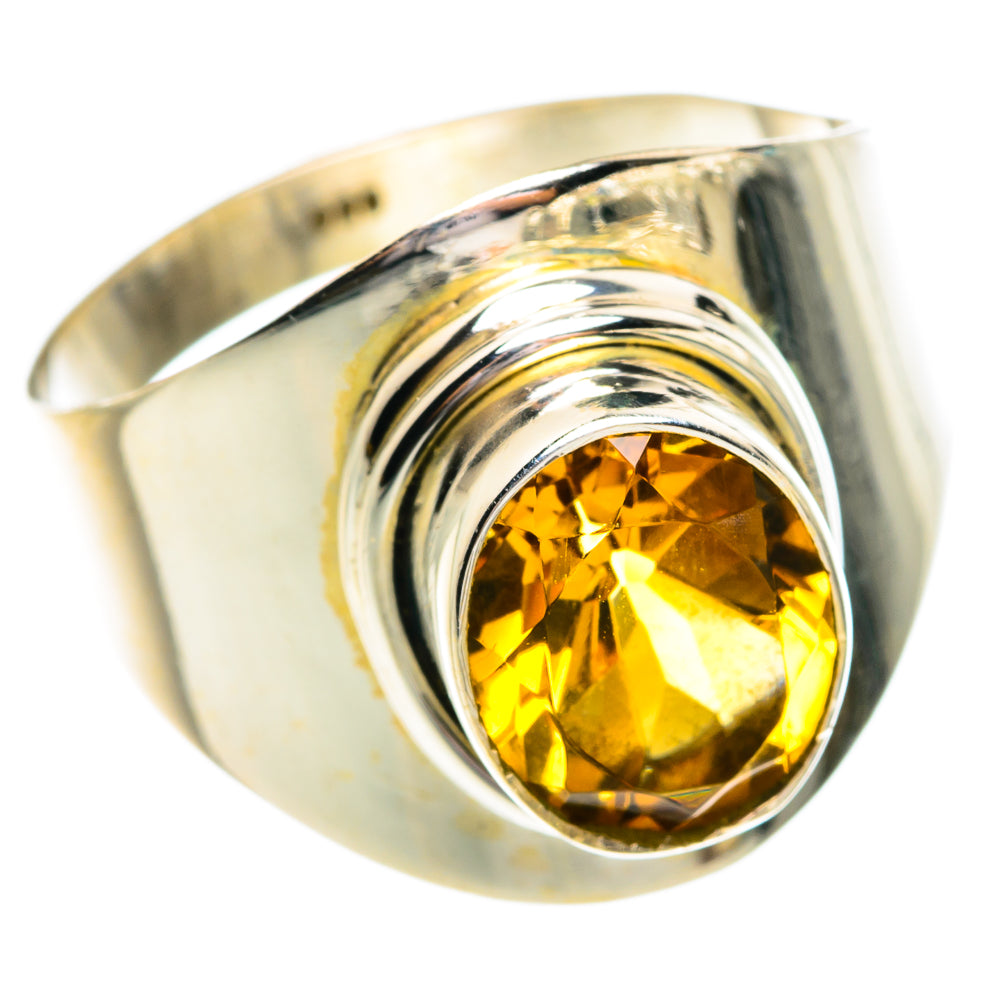 Mandarin Citrine Rings handcrafted by Anasilvercos - RING77229