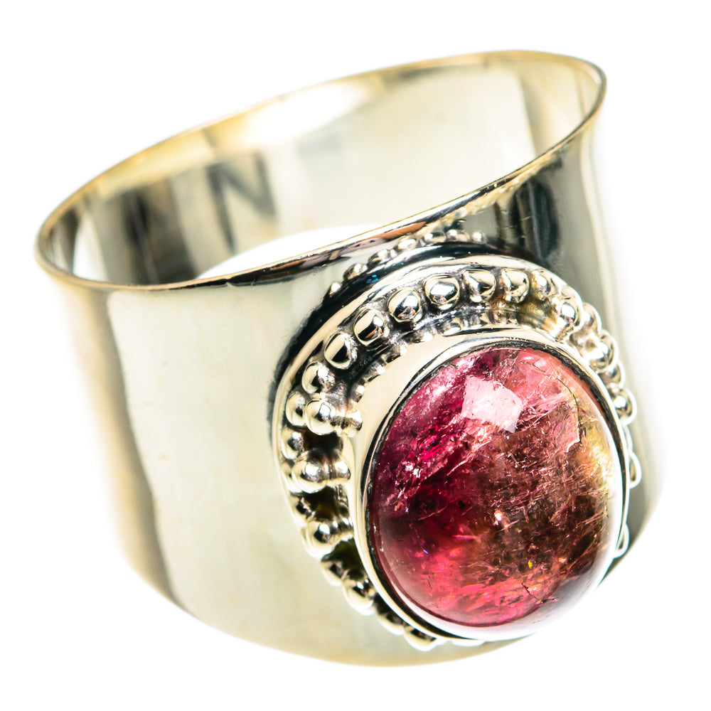 Pink Tourmaline Rings handcrafted by Anasilvercos - RING77233
