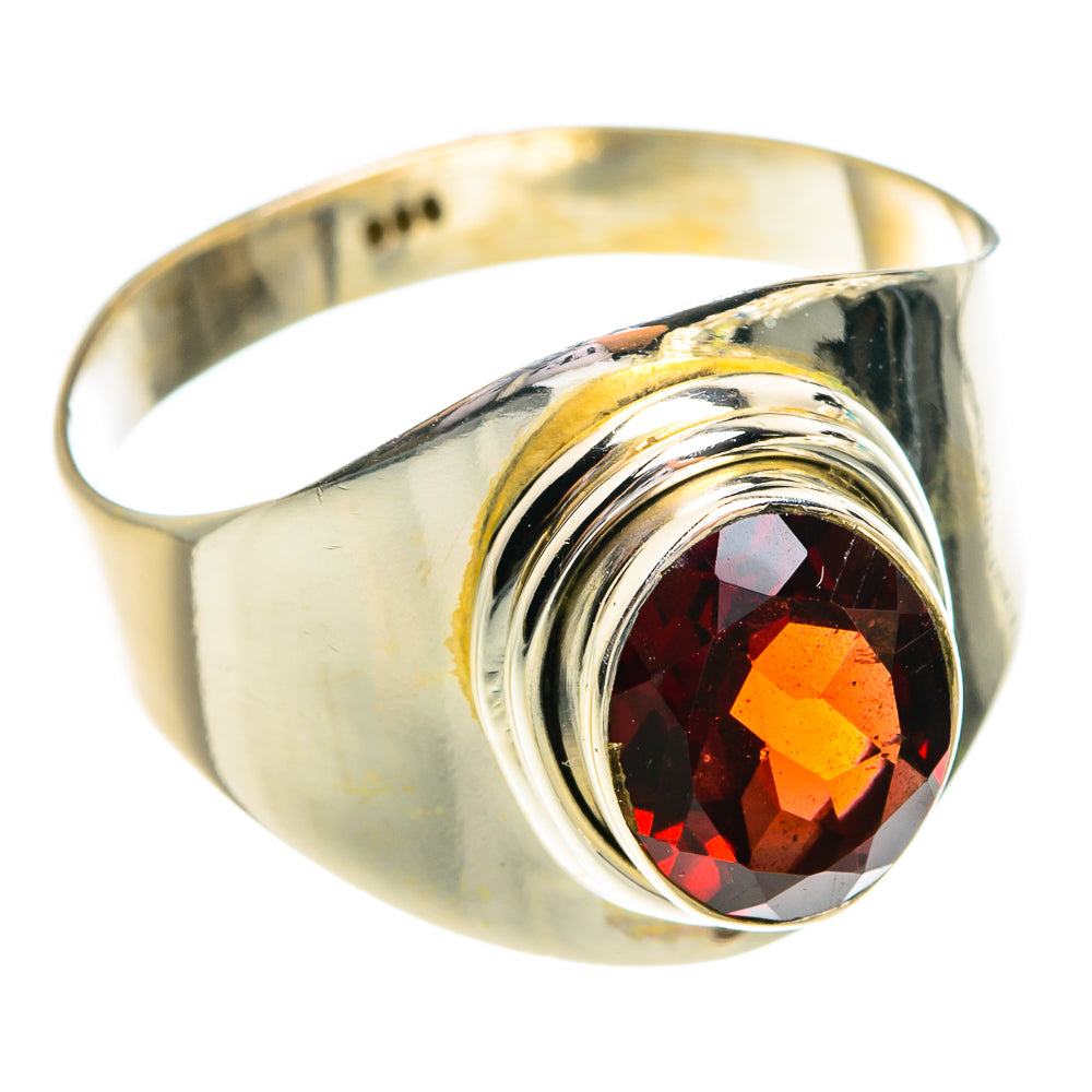Garnet Rings handcrafted by Anasilvercos - RING77235