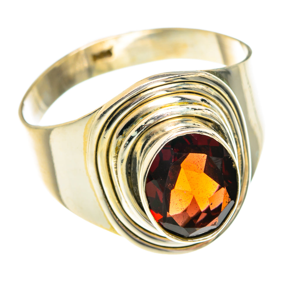 Garnet Rings handcrafted by Anasilvercos - RING77236