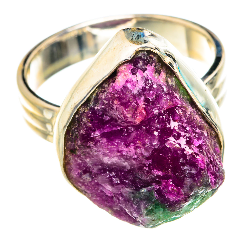 Ruby Zoisite Rings handcrafted by Anasilvercos - RING77243