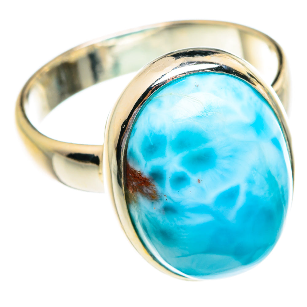 Larimar Rings handcrafted by Anasilvercos - RING77250