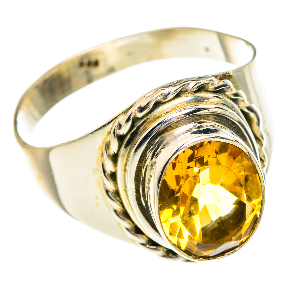Mandarin Citrine Rings handcrafted by Anasilvercos - RING77254