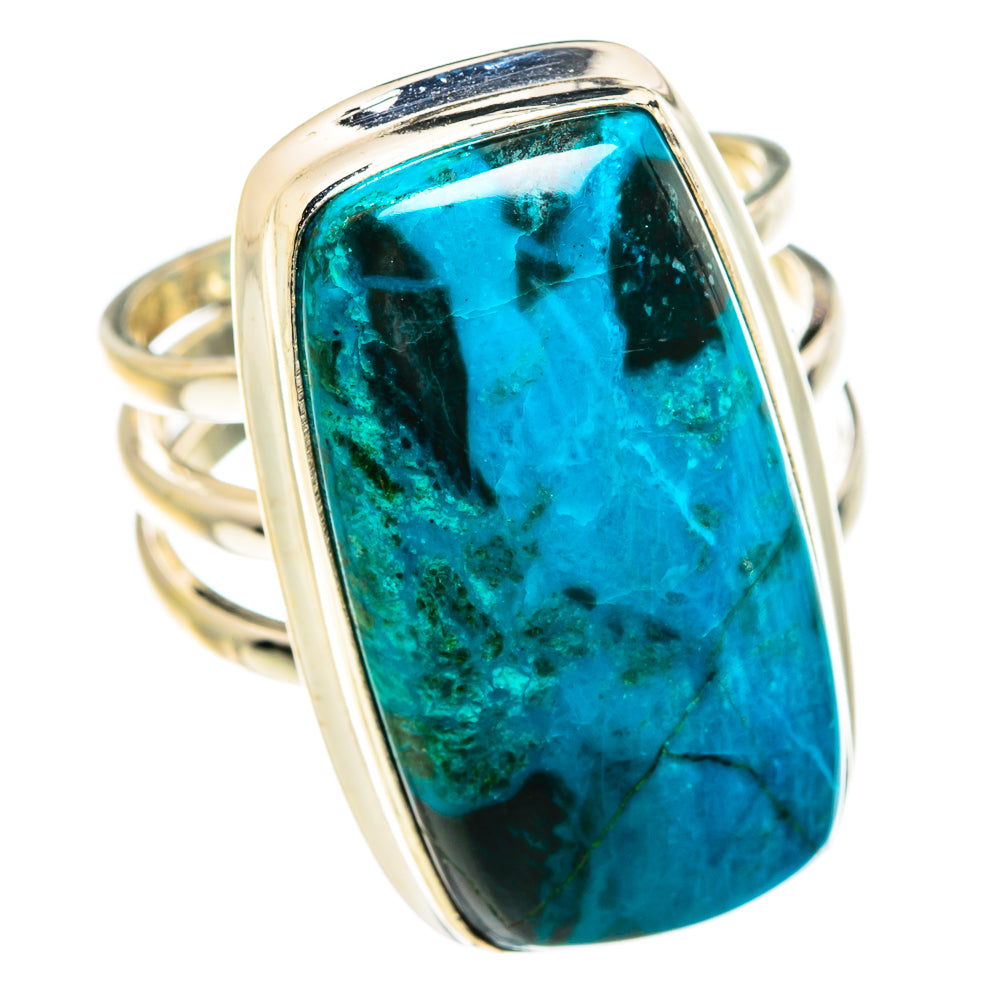 Chrysocolla Rings handcrafted by Anasilvercos - RING77280