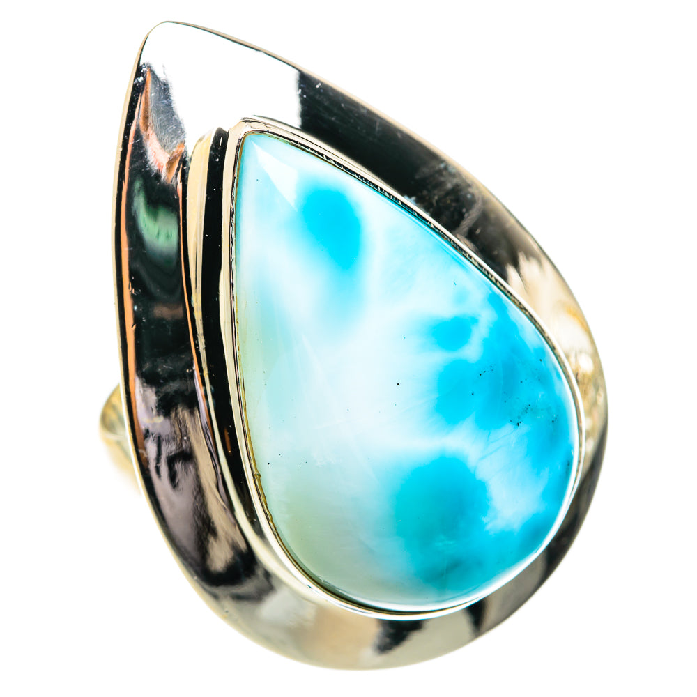 Larimar Rings handcrafted by Anasilvercos - RING77281
