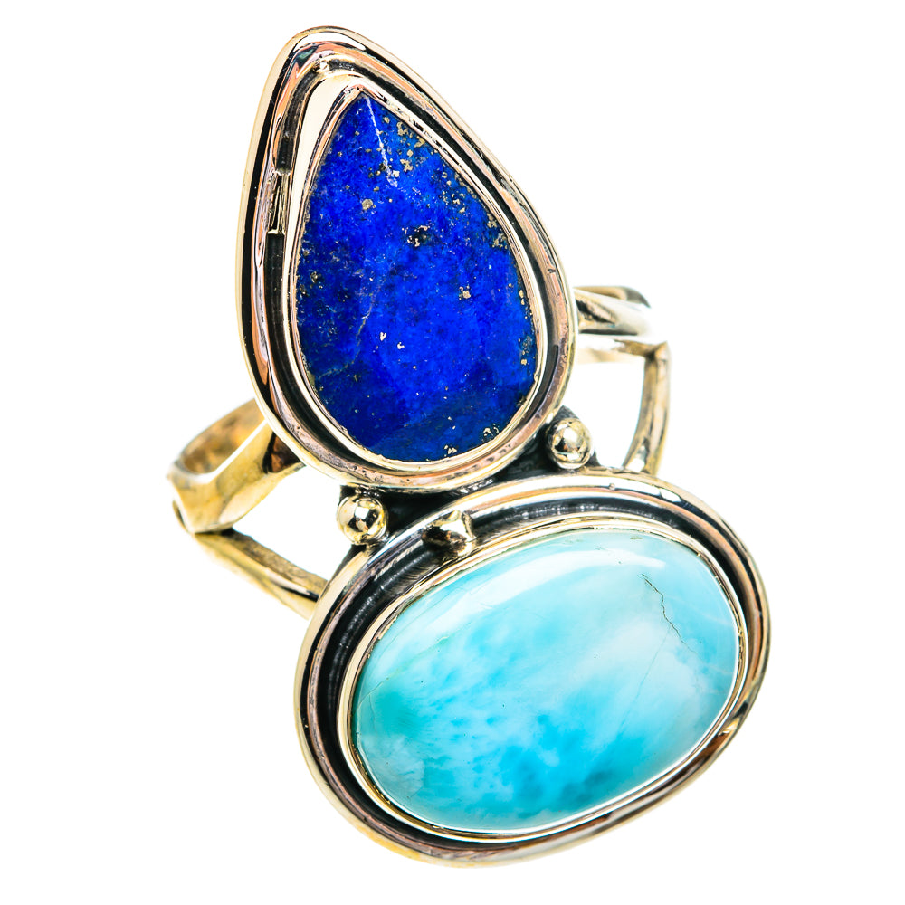 Larimar Rings handcrafted by Anasilvercos - RING77283