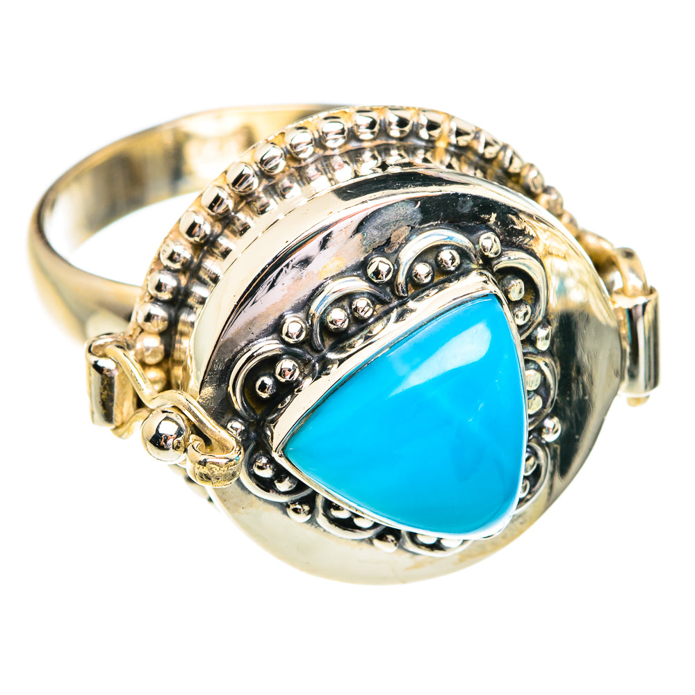 Larimar Rings handcrafted by Anasilvercos - RING77285