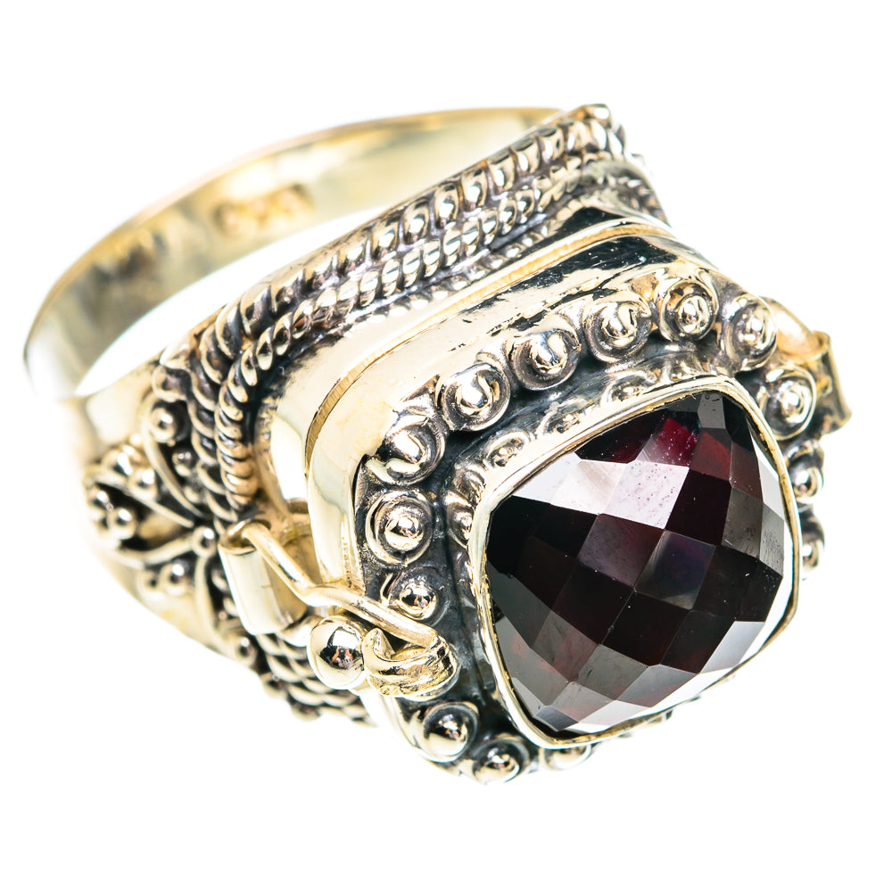 Garnet Rings handcrafted by Anasilvercos - RING77309
