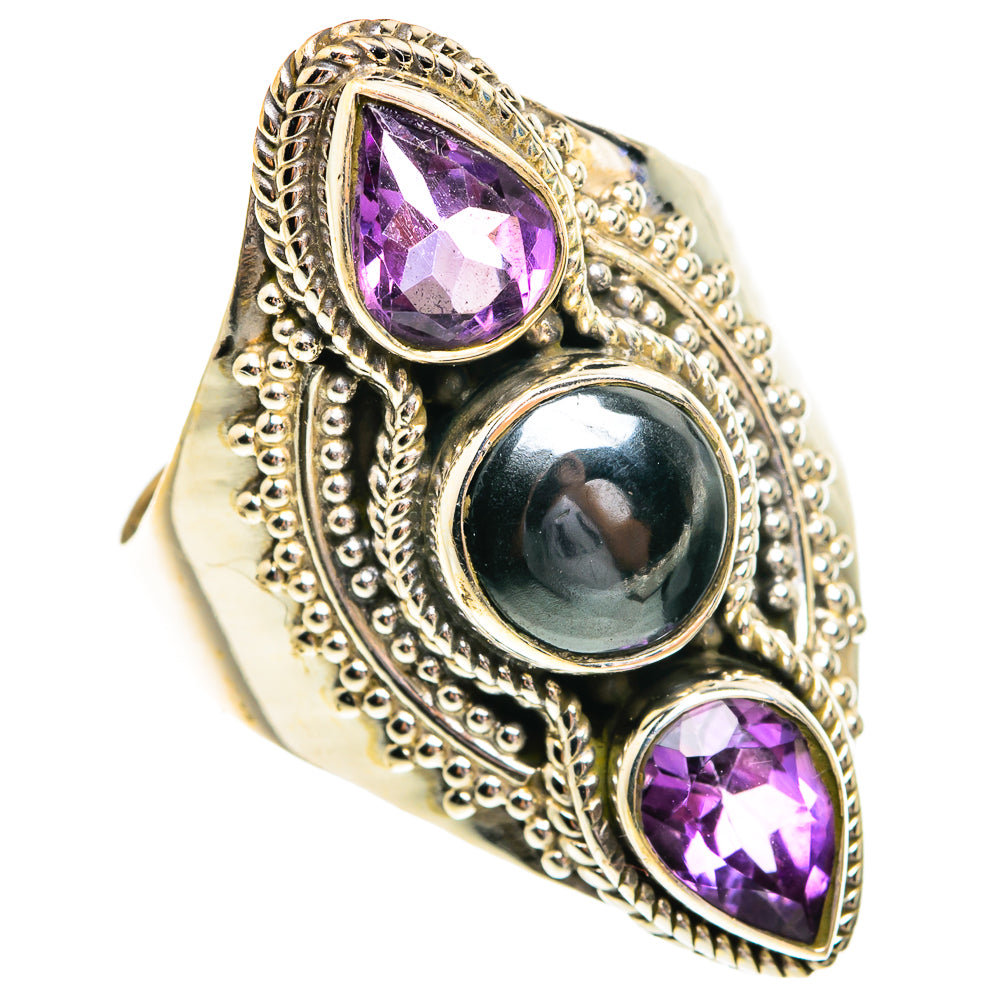 Hematite Rings handcrafted by Anasilvercos - RING77310