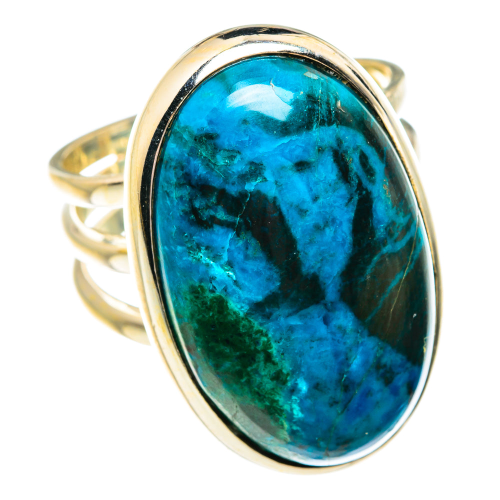 Chrysocolla Rings handcrafted by Anasilvercos - RING77329