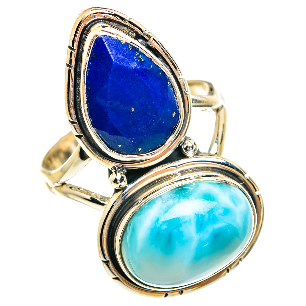 Larimar Rings handcrafted by Anasilvercos - RING77332