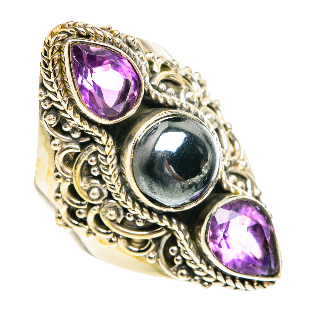 Hematite Rings handcrafted by Anasilvercos - RING77349