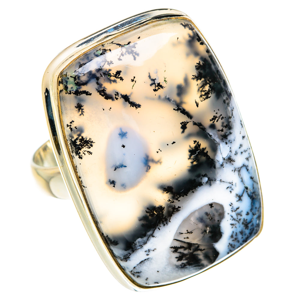 Dendritic Opal Rings handcrafted by Anasilvercos - RING77353