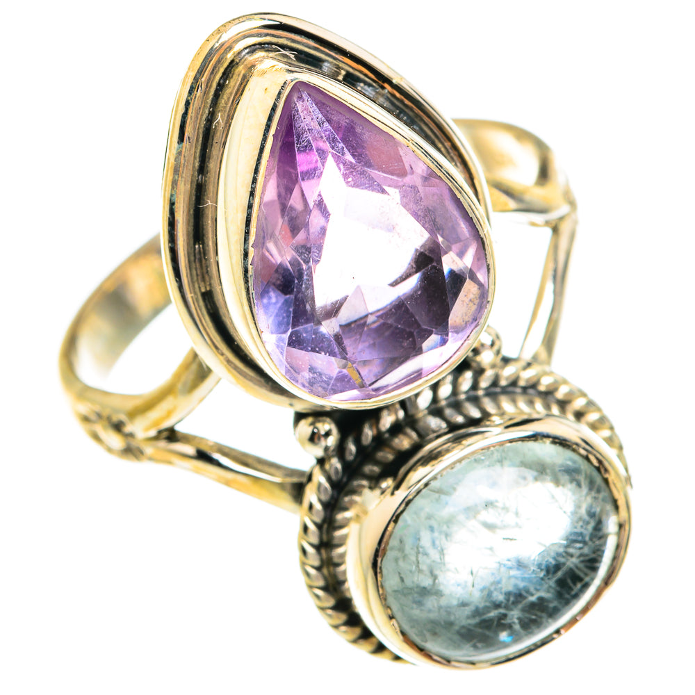 Aquamarine Rings handcrafted by Anasilvercos - RING77354