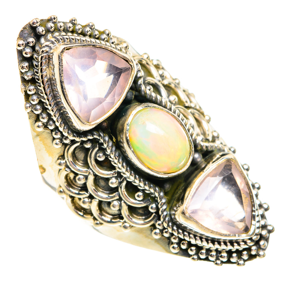 Ethiopian Opal Rings handcrafted by Anasilvercos - RING77360