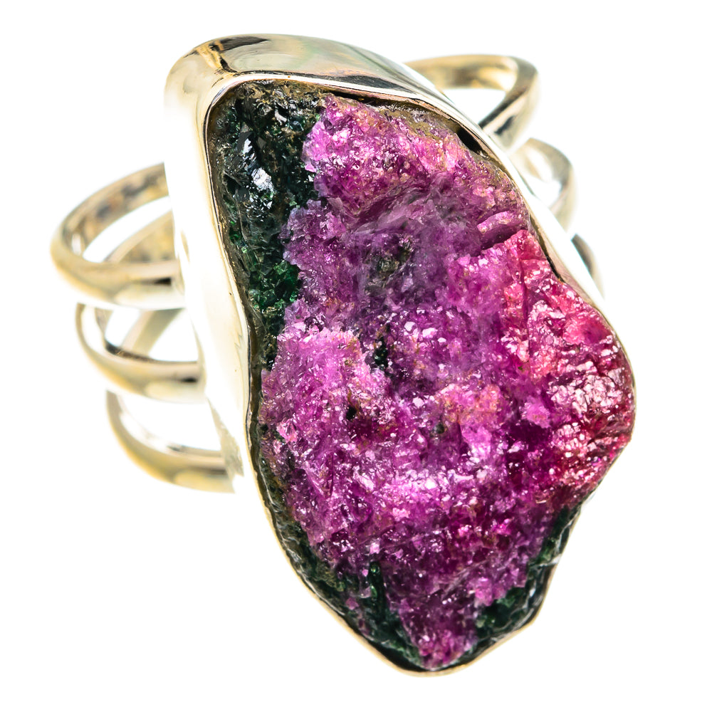 Ruby Zoisite Rings handcrafted by Anasilvercos - RING77374