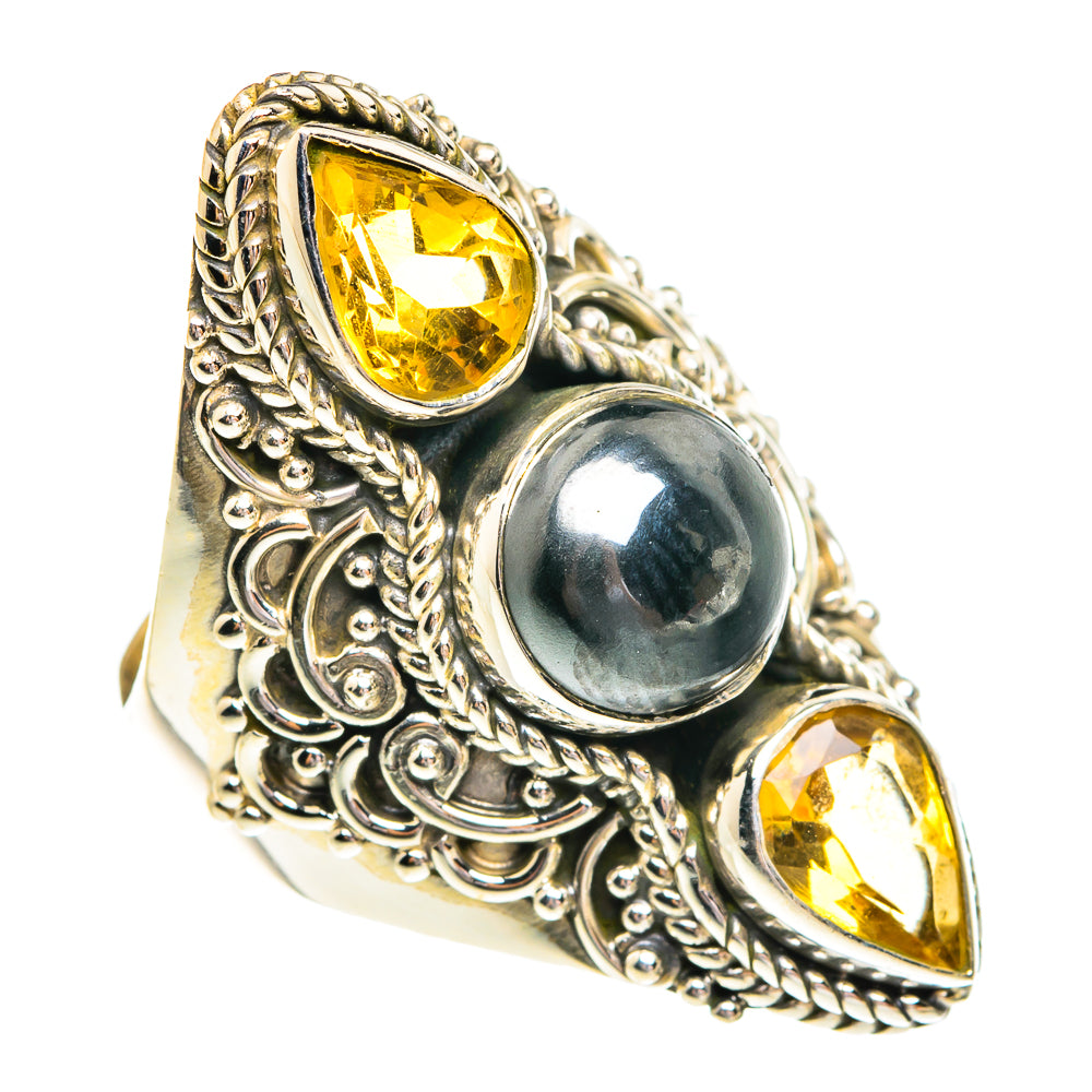 Hematite Rings handcrafted by Anasilvercos - RING77375