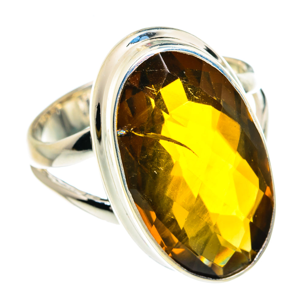 Mandarin Citrine Rings handcrafted by Anasilvercos - RING77387