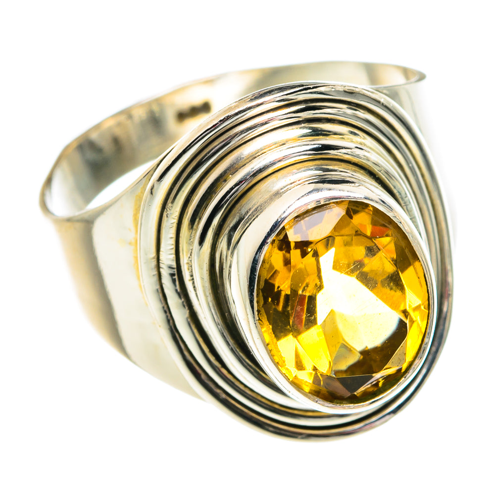 Mandarin Citrine Rings handcrafted by Anasilvercos - RING77389