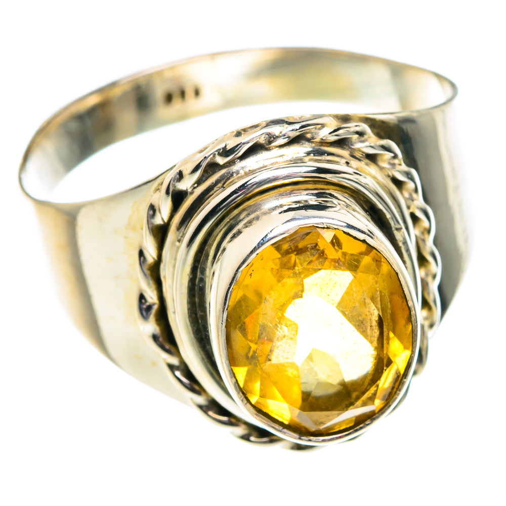Mandarin Citrine Rings handcrafted by Anasilvercos - RING77390