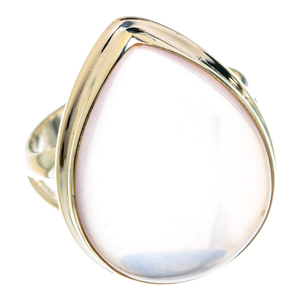 Rose Quartz Rings handcrafted by Anasilvercos - RING77393