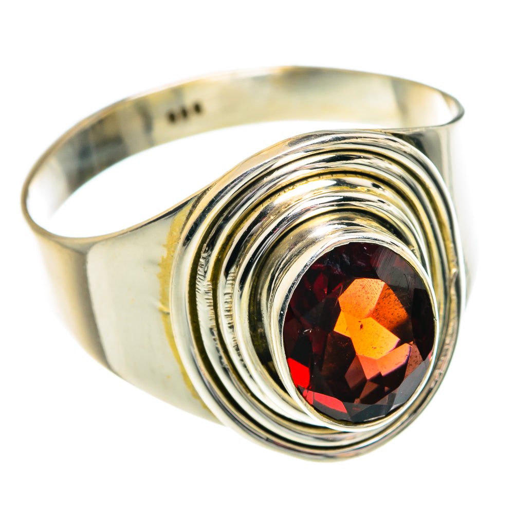 Garnet Rings handcrafted by Anasilvercos - RING77397