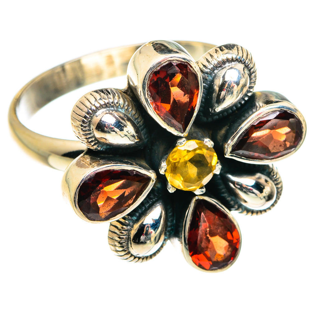Garnet Rings handcrafted by Anasilvercos - RING77398