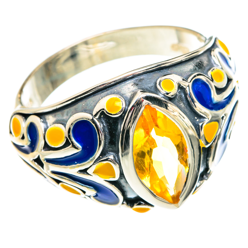Citrine Rings handcrafted by Anasilvercos - RING77407