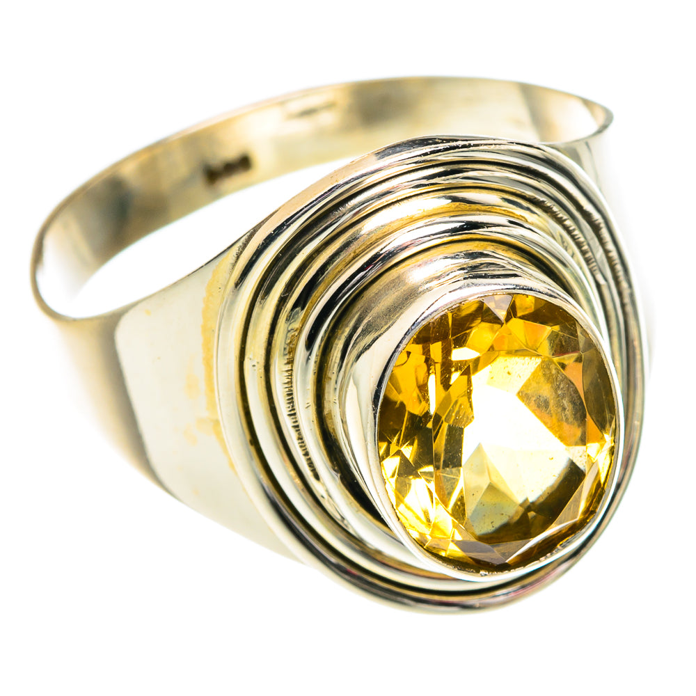 Mandarin Citrine Rings handcrafted by Anasilvercos - RING77421