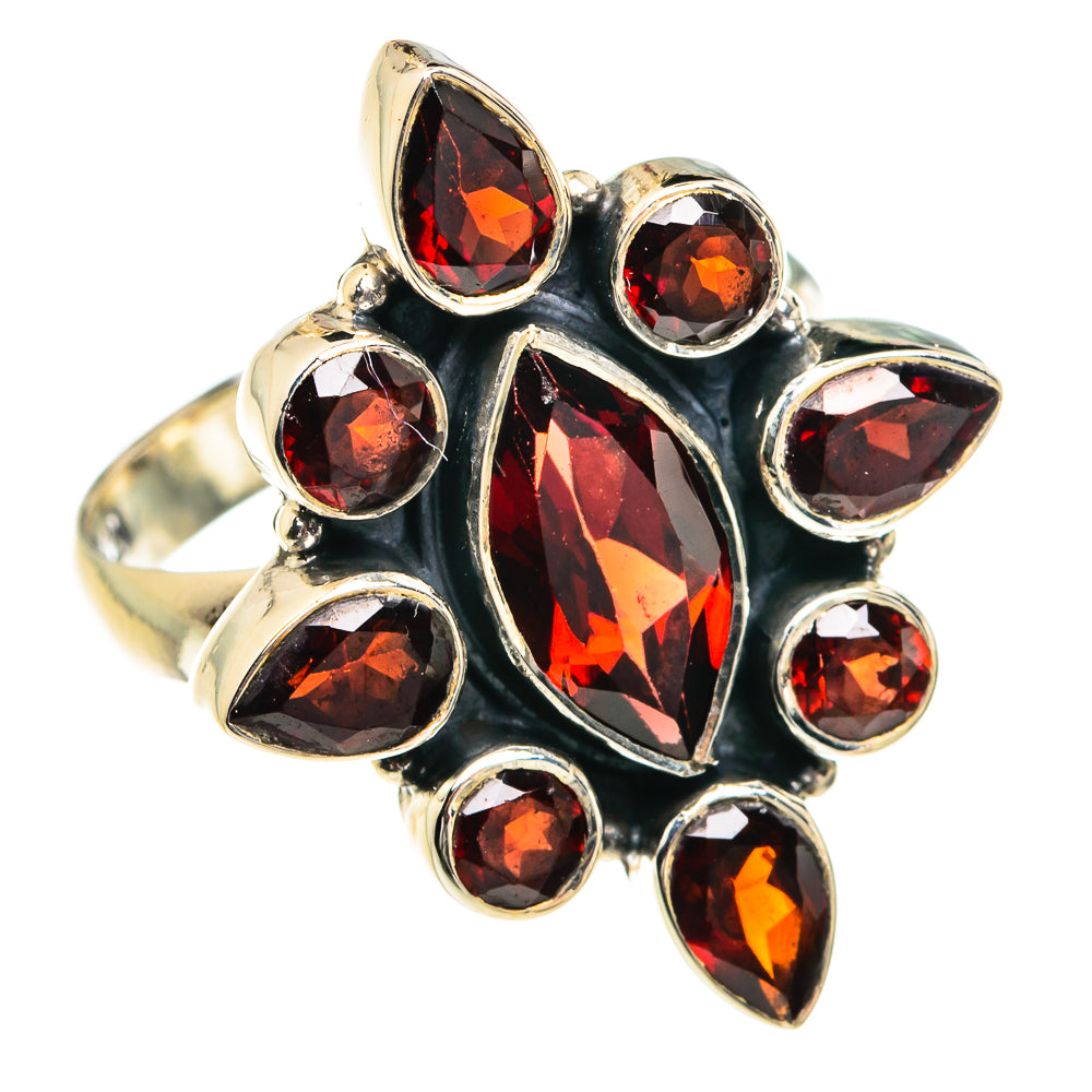 Garnet Rings handcrafted by Anasilvercos - RING77431
