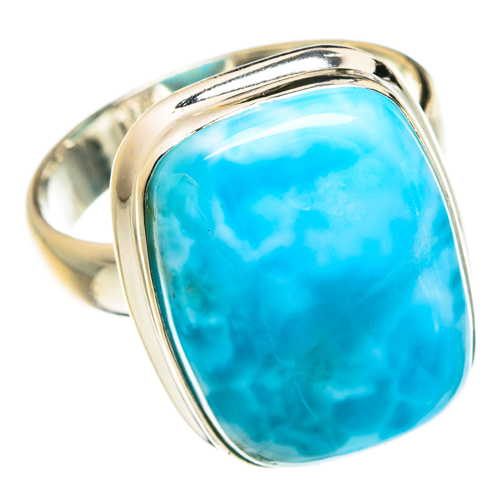Larimar Rings handcrafted by Anasilvercos - RING77449