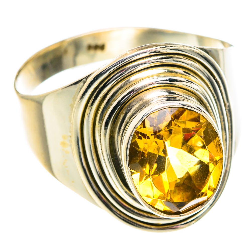 Citrine Rings handcrafted by Anasilvercos - RING77456
