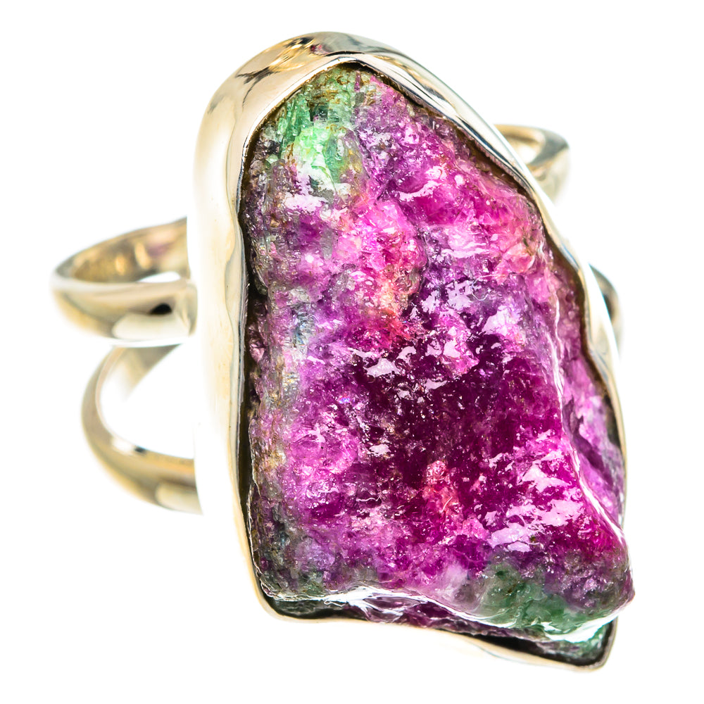 Ruby Zoisite Rings handcrafted by Anasilvercos - RING77474