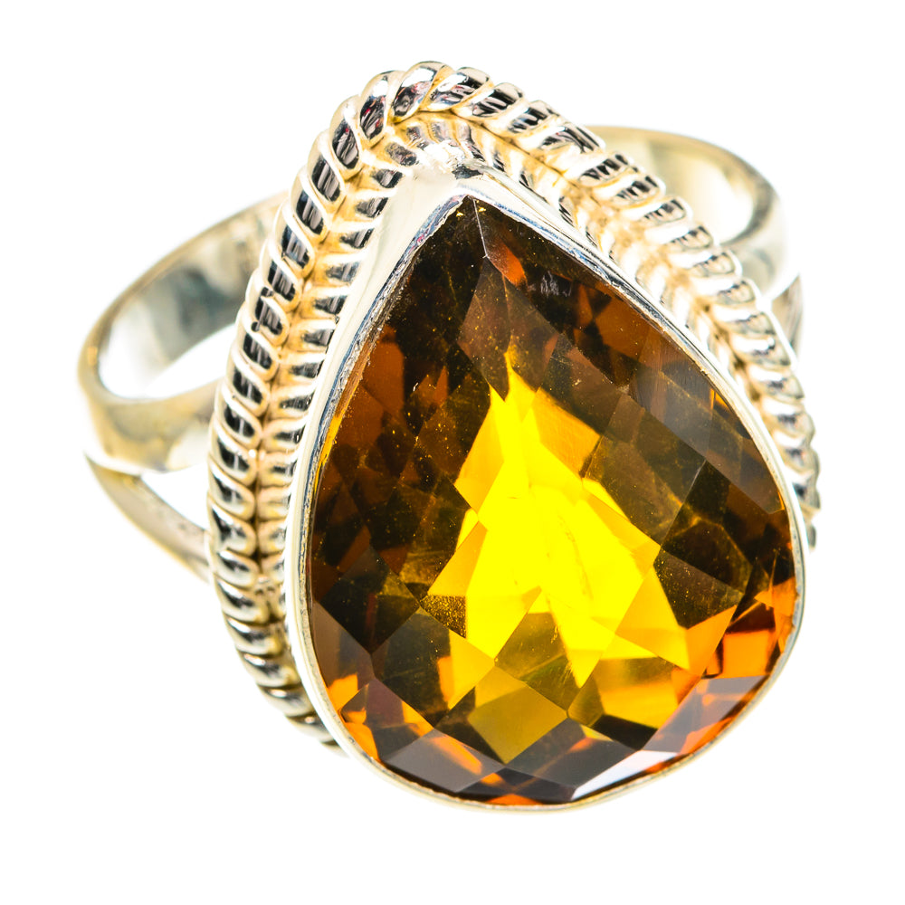 Mandarin Citrine Rings handcrafted by Anasilvercos - RING77488