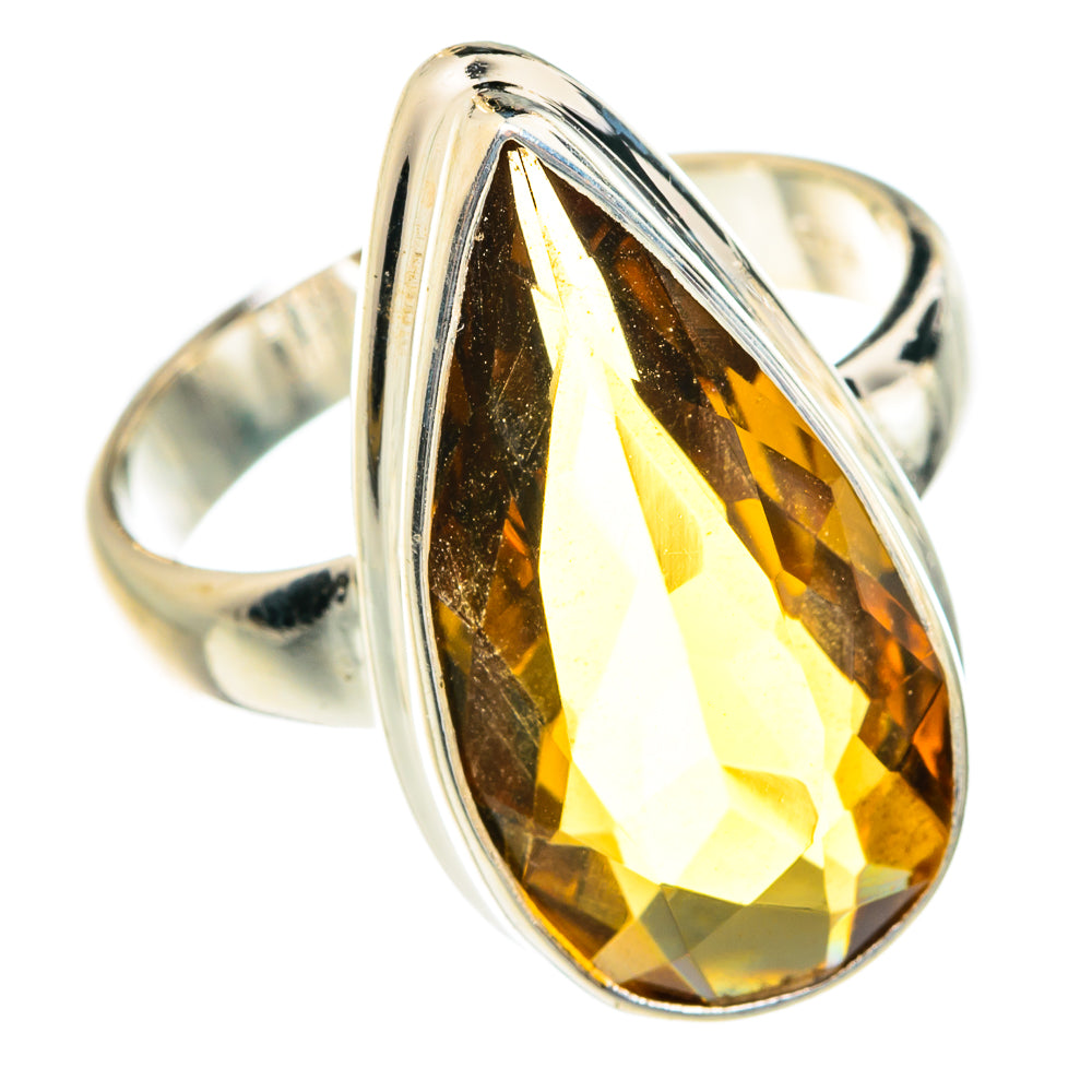 Mandarin Citrine Rings handcrafted by Anasilvercos - RING77491