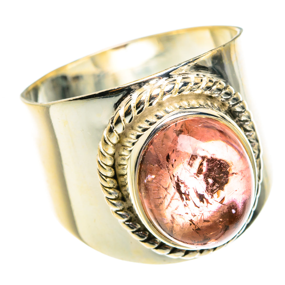 Pink Tourmaline Rings handcrafted by Anasilvercos - RING77495