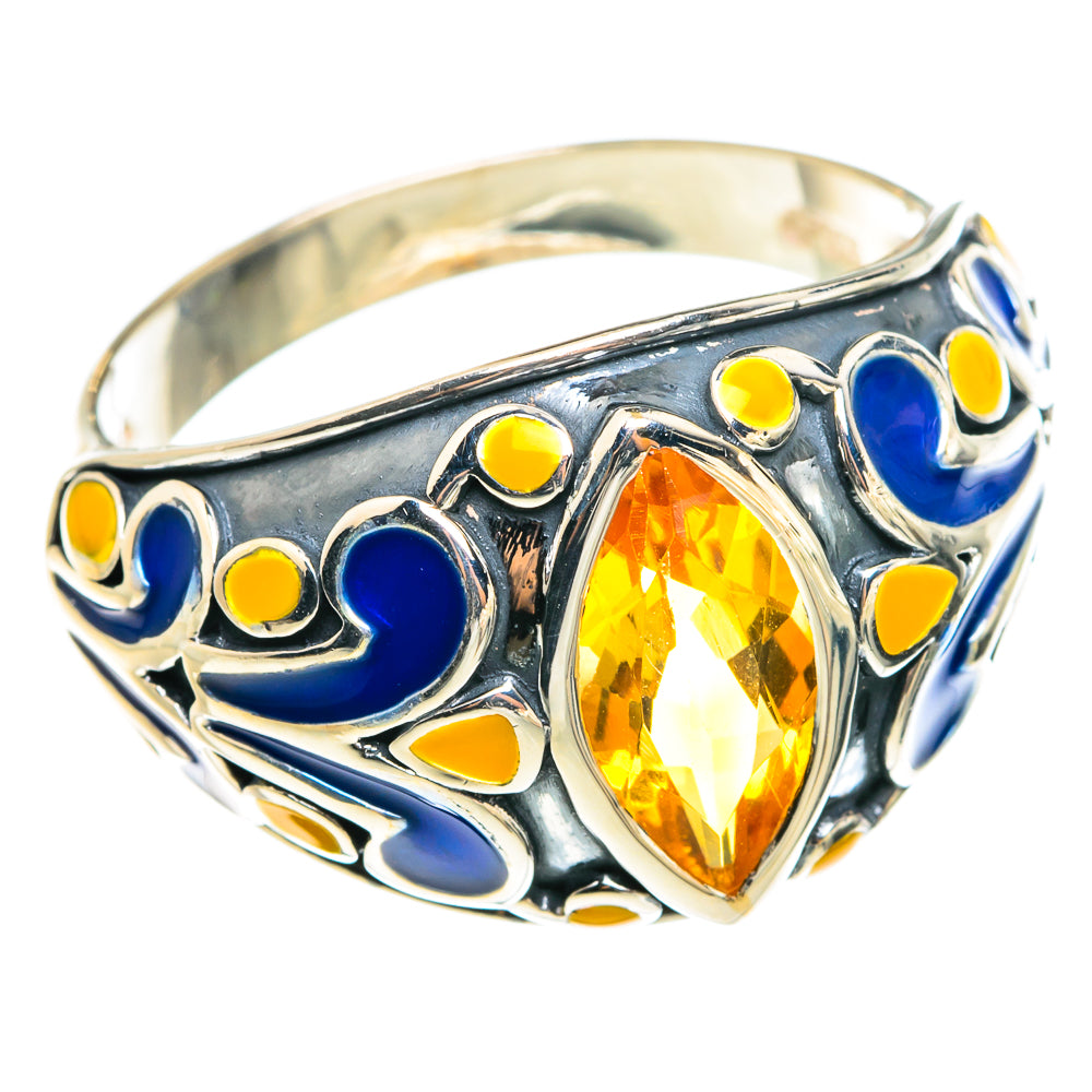 Citrine Rings handcrafted by Anasilvercos - RING77509