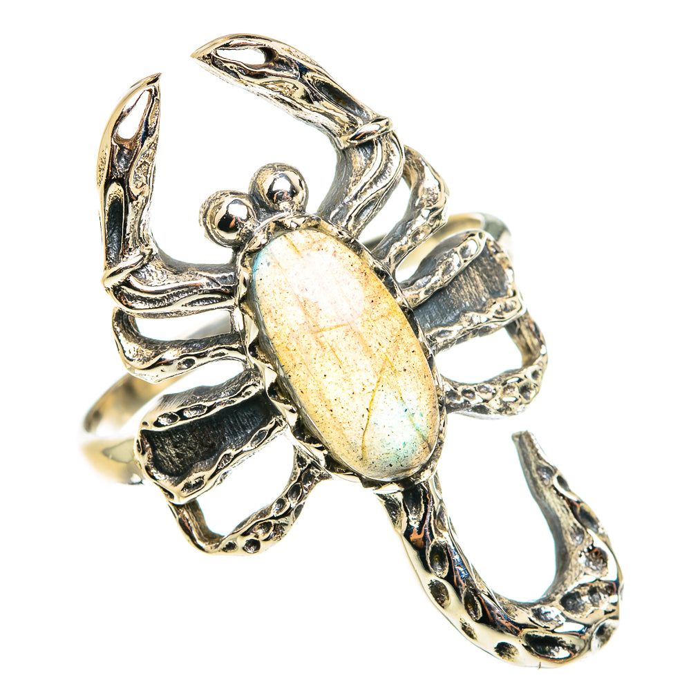 Labradorite Rings handcrafted by Anasilvercos - RING77513