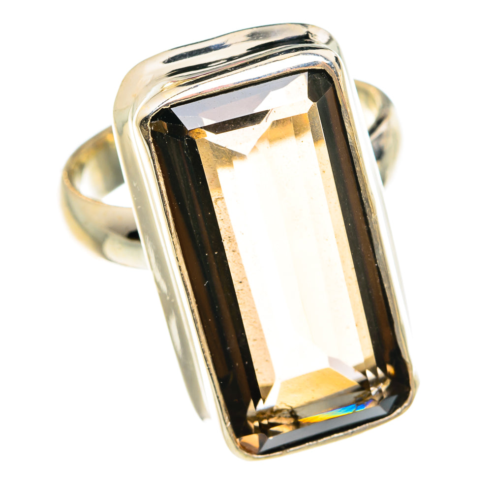 Smoky Quartz Rings handcrafted by Anasilvercos - RING77520