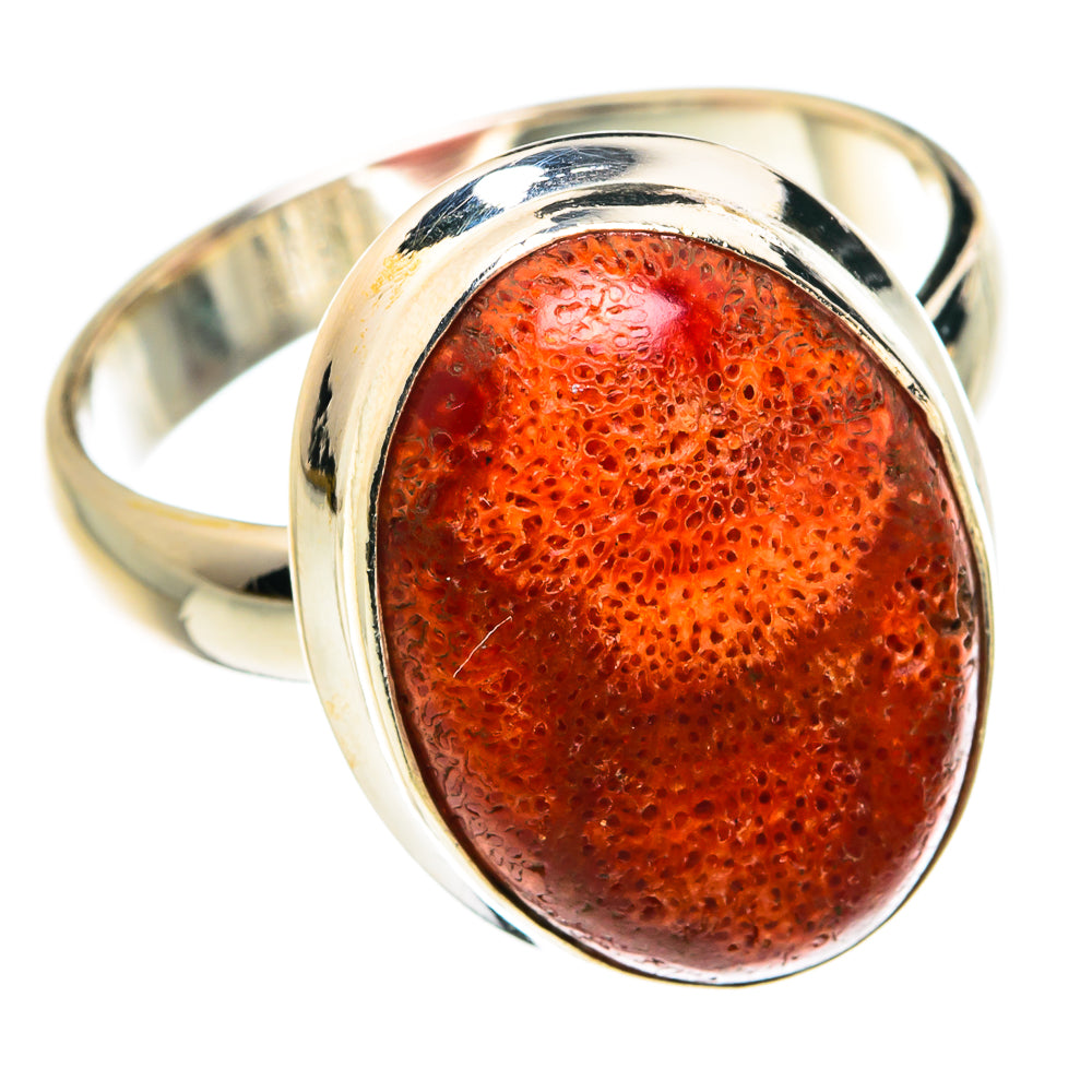 Sponge Coral Rings handcrafted by Anasilvercos - RING77524