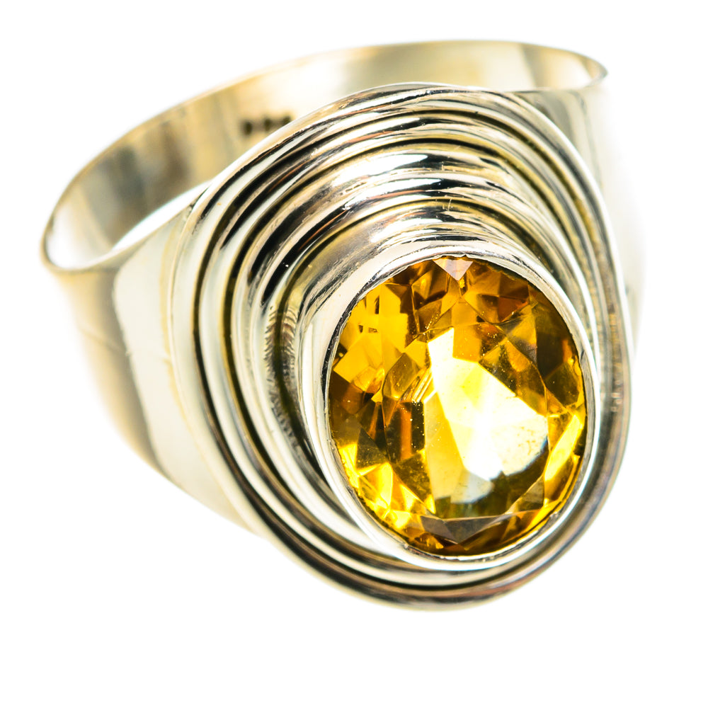 Citrine Rings handcrafted by Anasilvercos - RING77553