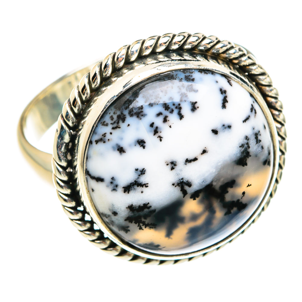 Dendritic Opal Rings handcrafted by Anasilvercos - RING77572