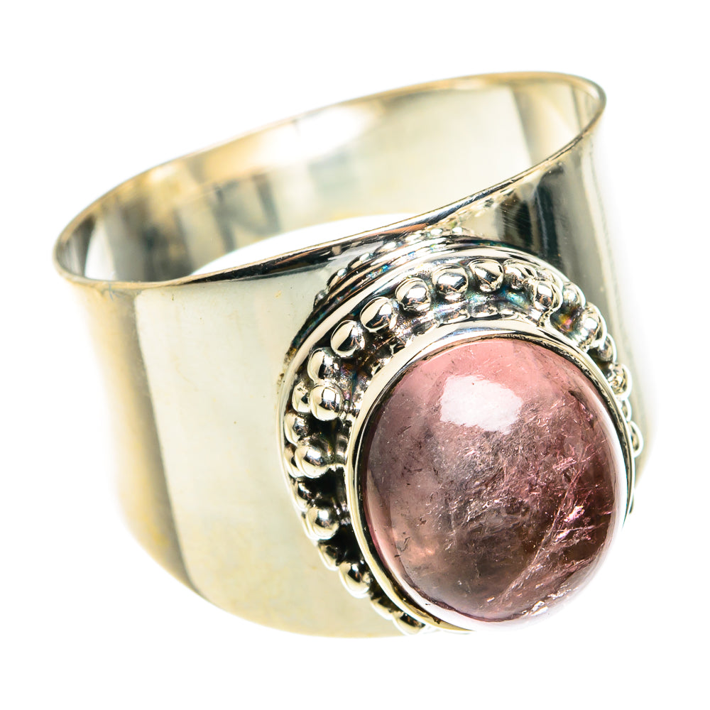 Pink Tourmaline Rings handcrafted by Anasilvercos - RING77591