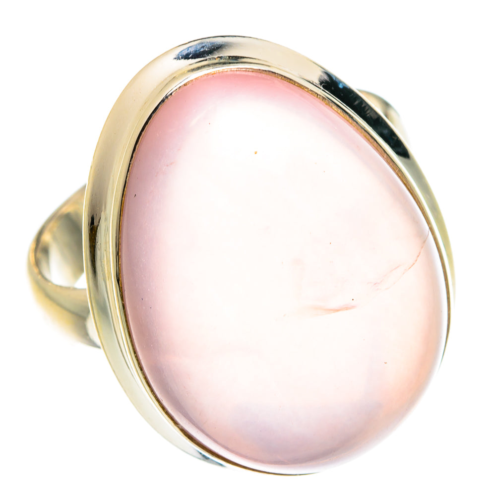 Rose Quartz Rings handcrafted by Anasilvercos - RING77592